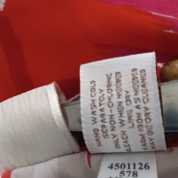 Chicos Sz 0,(4/6) Red/plum, Studded,Embellished, VNeck Tunic - Picture 8 of 10